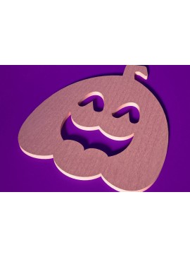 Σετ των 2 Intra απο ξύλο plywood 3mm-4mm πάχος - Σουβέρ για Halloween Cut Laser  Δίασταση 15x15 cm INTRAFABR-75899034