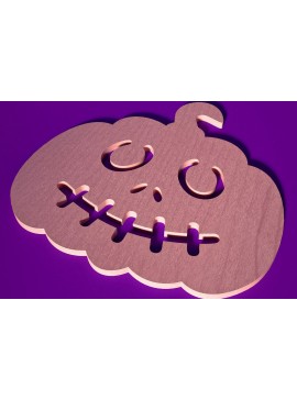 Σετ των 2 Intra απο ξύλο plywood 3mm-4mm πάχος - Σουβέρ για Halloween Cut Laser  Δίασταση 15x15 cm INTRAFABR-75899215