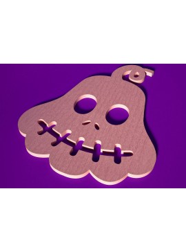 Σετ των 2 Intra απο ξύλο plywood 3mm-4mm πάχος - Σουβέρ για Halloween Cut Laser  Δίασταση 15x15 cm INTRAFABR-75898883