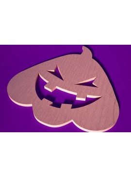 Σετ των 2 Intra απο ξύλο plywood 3mm-4mm πάχος - Σουβέρ για Halloween Cut Laser  Δίασταση 15x15 cm INTRAFABR-75898998