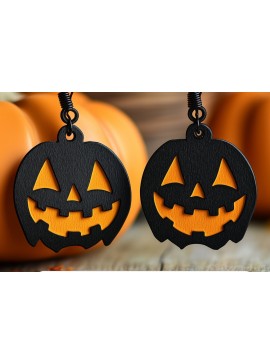 Σετ των 3 Intra απο ξύλο plywood 3mm-4mm πάχος -  αποκοπής  για Halloween Dangle Earring Δίασταση 3x3 cm INTRAFABR-103290621