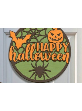 Σετ των 2 Intra απο ξύλο plywood 3mm-4mm πάχος - Πρότυπο αποκοπής κρεμάστρας πόρτας αποκριών Δίασταση 11x11 cm INTRAFABR-103484012