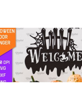 Σετ των 2 Intra απο ξύλο plywood 3mm-4mm πάχος - Σχέδιο κοπής με λέιζερ κρεμάστρα πόρτας αποκριών Δίασταση 15x15 cm INTRAFABR-104301447