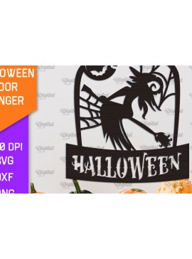 Σετ των 2 Intra απο ξύλο plywood 3mm-4mm πάχος - Σχέδιο κοπής με λέιζερ κρεμάστρα πόρτας αποκριών Δίασταση 15x15 cm INTRAFABR-104301120