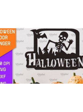 Σετ των 2 Intra απο ξύλο plywood 3mm-4mm πάχος - Σχέδιο κοπής με λέιζερ κρεμάστρα πόρτας αποκριών Δίασταση 15x15 cm INTRAFABR-104301199