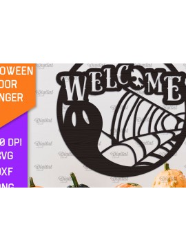 Σετ των 2 Intra απο ξύλο plywood 3mm-4mm πάχος - Σχέδιο κοπής με λέιζερ κρεμάστρα πόρτας αποκριών Δίασταση 15x15 cm INTRAFABR-104301242