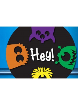 Σετ των 2 Intra απο ξύλο plywood 3mm-4mm πάχος - Halloween Door Hanger  Δίασταση 15x15 cm INTRAFABR-76750694