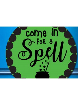 Σετ των 2 Intra απο ξύλο plywood 3mm-4mm πάχος - Halloween Door Hanger  Δίασταση 15x15 cm INTRAFABR-76749054