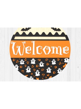 Σετ των 2 Intra απο ξύλο plywood 3mm-4mm πάχος -  κοπής με λέιζερ πινακίδα αποκριών πόρτας Δίασταση 30x20 cm INTRAFABR-105736287