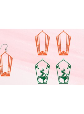 Σετ των 3 Intra απο ξύλο plywood 3mm-4mm πάχος - Σκουλαρίκια απόκριες | Μπρελόκ αποκριών Δίασταση 3x3 cm INTRAFABR-101747232