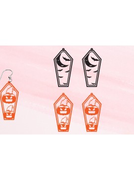 Σετ των 3 Intra απο ξύλο plywood 3mm-4mm πάχος - Σκουλαρίκια απόκριες | Μπρελόκ αποκριών Δίασταση 3x3 cm INTRAFABR-103422816