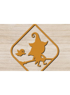 Σετ των 3 Intra απο ξύλο plywood 3mm-4mm πάχος - Αποκριάτικα σκουλαρίκια με λέιζερ σχέδιο 11 Δίασταση 3x3 cm INTRAFABR-75973587