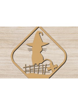 Σετ των 3 Intra απο ξύλο plywood 3mm-4mm πάχος - Αποκριάτικα σκουλαρίκια με λέιζερ σχέδιο 19 Δίασταση 3x3 cm INTRAFABR-76041538