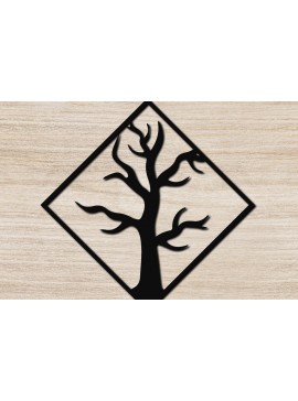 Σετ των 3 Intra απο ξύλο plywood 3mm-4mm πάχος - Αποκριάτικα σκουλαρίκια Σχέδιο κοπής με λέιζερ 2 Δίασταση 3x3 cm INTRAFABR-75790107