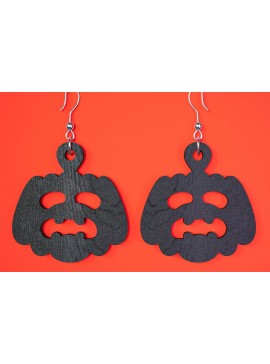 Σετ των 3 Intra απο ξύλο plywood 3mm-4mm πάχος - Αποκριάτικα σκουλαρίκια Laser Cut  Δίασταση 3x3 cm INTRAFABR-75894648