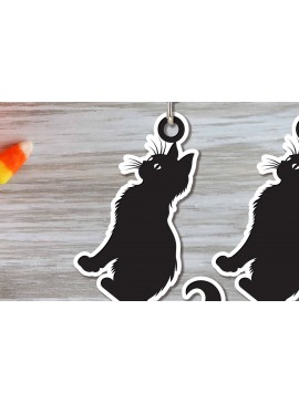 Σετ των 3 Intra απο ξύλο plywood 3mm-4mm πάχος - Αποκριάτικα σκουλαρίκια Laser Cut  Δίασταση 3x3 cm INTRAFABR-100676931