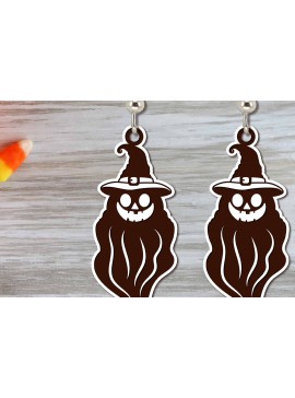 Σετ των 3 Intra απο ξύλο plywood 3mm-4mm πάχος - Αποκριάτικα σκουλαρίκια Laser Cut  Δίασταση 3x3 cm INTRAFABR-100676956