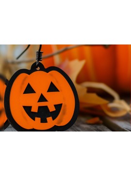 Σετ των 3 Intra απο ξύλο plywood 3mm-4mm πάχος - Αποκριάτικα Σκουλαρίκια  Cut  Δίασταση 3x3 cm INTRAFABR-100920907