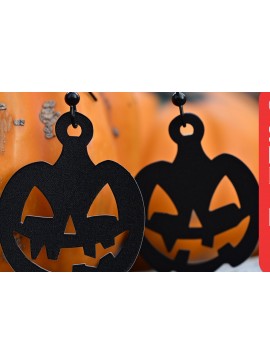 Σετ των 3 Intra απο ξύλο plywood 3mm-4mm πάχος - Αποκριάτικα Σκουλαρίκια  Cut  Δίασταση 3x3 cm INTRAFABR-100933070