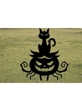Σετ των 2 Intra απο ξύλο plywood 3mm-4mm πάχος - για Halloween Garden Design Δίασταση 15x15 cm INTRAFABR-79071707