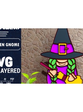 Σετ των 3 Intra απο ξύλο plywood 3mm-4mm πάχος - Halloween Gnome 3D  Papercut Δίασταση 1500x1500 cm INTRAFABR-76247085