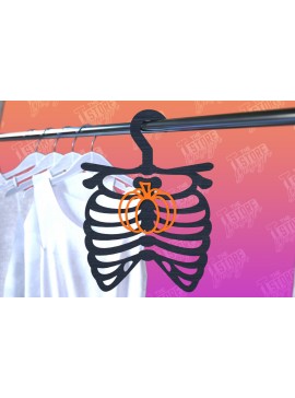 Σετ των 2 Intra απο ξύλο plywood 3mm-4mm πάχος - Κρεμάστρες αποκριών | Οστά |  CNC Δίασταση 15x15 cm INTRAFABR-102789794