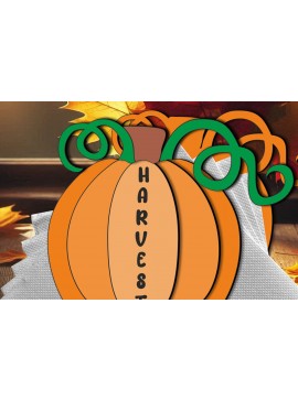 Σετ των 2 Intra απο ξύλο plywood 3mm-4mm πάχος - Θήκη χαρτοπετσέτας κολοκύθας Halloween Harvest Δίασταση 15x15 cm INTRAFABR-106762690