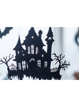 Σετ των 2 Intra απο ξύλο plywood 3mm-4mm πάχος - Halloween Haunted House Decor  Δίασταση 15x15 cm INTRAFABR-103055436