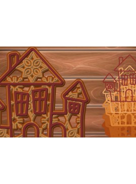 Σετ των 2 Intra απο ξύλο plywood 3mm-4mm πάχος - Halloween Home Multi Layer Frame  Δίασταση 20x25 cm INTRAFABR-15846563
