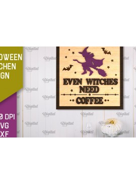 Σετ των 2 Intra απο ξύλο plywood 3mm-4mm πάχος - Σχέδιο κοπής με λέιζερ πινακίδα αποκριών κουζίνας Δίασταση 15x15 cm INTRAFABR-105066059