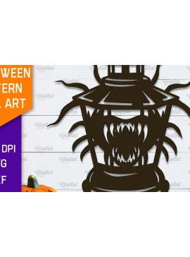 Σετ των 2 Intra απο ξύλο plywood 3mm-4mm πάχος - Διακόσμηση τοίχου αποκριάτικου φαναριού με λέιζερ Δίασταση 15x15 cm INTRAFABR-103992706