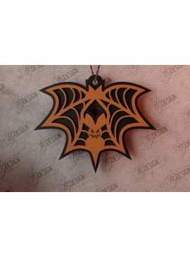 Σετ των 3 Intra απο ξύλο plywood 3mm-4mm πάχος - Αποκριάτικο Στολίδι | Διακόσμηση αποκριών|CNC Δίασταση 4x4 cm INTRAFABR-104784071