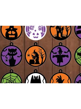 Σετ των 3 Intra απο ξύλο plywood 3mm-4mm πάχος - ΑΠΟΚΡΙΤΙΚΑ ΣΤΟΛΙΔΙΑ  με λέιζερ  Δίασταση 6x6 cm INTRAFABR-75599869