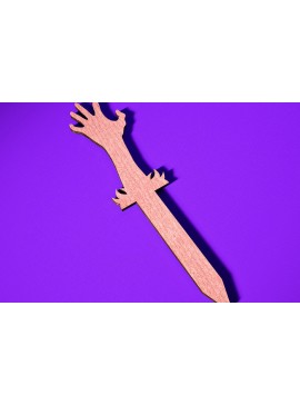 Σετ των 2 Intra απο ξύλο plywood 3mm-4mm πάχος - Halloween Plant Stakes Cut Laser  Δίασταση 15x15 cm INTRAFABR-73280197