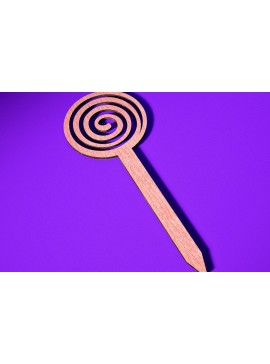 Σετ των 2 Intra απο ξύλο plywood 3mm-4mm πάχος - Halloween Plant Stakes Cut Laser  Δίασταση 15x15 cm INTRAFABR-73280221