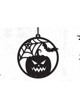 Σετ των 3 Intra απο ξύλο plywood 3mm-4mm πάχος - Στολίδι κολοκύθας αποκριών Δίασταση 5x4 cm INTRAFABR-81595867