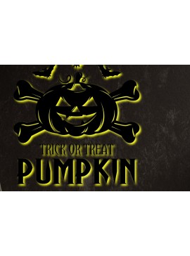 Intra απο ξύλο plywood 3mm-4mm πάχος - Διακόσμηση σπιτιού Halloween Pumpkin  Δίασταση 40x50 cm INTRAFABR-34051780