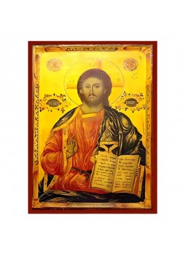 Σετ των 2 Εικόνα Ορθοδοξίας με περίγραμμα χρυσό σε ξύλο Φλαμουρίας  με  βάση Εικόνα Χριστός Παντοκράτωρ Χειροποίητη Ελληνορθόδοξη , Κρεμαστή πλάκα βυζαντινής τέχνης, χριστιανική τέχνη Διάσταση 10x7 cm (3,9 x 2,8 ίντσες) INTRAEK-670736