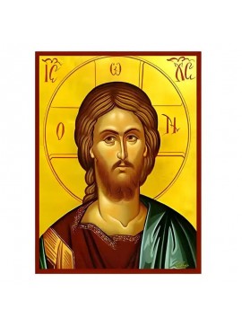 Σετ των 2 Εικόνα Ορθοδοξίας με περίγραμμα χρυσό σε ξύλο Φλαμουρίας  με  βάση Εικόνα Χριστός, Προτομή Χειροποίητη Ελληνορθόδοξη , Κρεμαστή πλάκα βυζαντινής τέχνης, χριστιανική τέχνη Διάσταση 10x7 cm (3,9 x 2,8 ίντσες) INTRAEK-670726