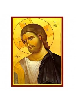 Σετ των 2 Εικόνα Ορθοδοξίας με περίγραμμα χρυσό σε ξύλο Φλαμουρίας  με  βάση Εικόνα Χριστός, Προτομή Χειροποίητη Ελληνορθόδοξη , Κρεμαστή πλάκα βυζαντινής τέχνης, χριστιανική τέχνη Διάσταση 10x7 cm (3,9 x 2,8 ίντσες) INTRAEK-670722