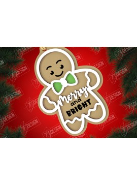 Σετ των 2 Intra απο ξύλο plywood  Χρώμα wenge 3mm-4mm πάχος - Χριστουγεννιάτικη ετικέτα | Ετικέτες δώρων | Δώρο Χριστουγέννων Δίασταση 15x15 cm INTRAFABR-103853678