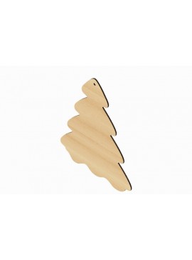 Intra απο ξύλο plywood  Χρώμα wenge 3mm-4mm πάχος - Αρχεία κομμένα με λέιζερ χριστουγεννιάτικο δέντρο Δίασταση 23x29 cm INTRAFABR-74439673