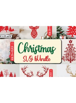 Σετ των 2 Intra απο ξύλο plywood  Χρώμα wenge 3mm-4mm πάχος - Χριστουγεννιάτικη διακόσμηση τοίχου Cut File Bundle Δίασταση 4x4 cm INTRAFABR-16687396