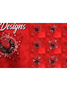 Σετ των 2 Intra απο ξύλο plywood  Χρώμα wenge 3mm-4mm πάχος - Christmas Wine Caddy Δίασταση 15x15 cm INTRAFABR-97359820