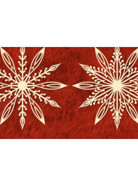 Σετ των 3 Intra απο ξύλο plywood  Χρώμα wenge 3mm-4mm πάχος - Χριστουγεννιάτικο Ξύλινο Δαχτυλίδι αυτιού Πακέτο 1214 Δίασταση 3x3 cm INTRAFABR-93980513