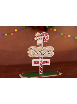 Σετ των 2 Intra απο ξύλο plywood  Χρώμα wenge 3mm-4mm πάχος - Χριστουγεννιάτικη Ξύλινη Πινακίδα | Χριστουγεννιάτικη διακόσμηση Δίασταση 15x15 cm INTRAFABR-35953962