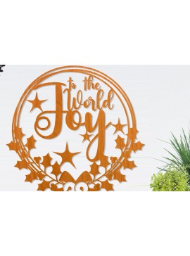 Intra απο ξύλο plywood  Χρώμα wenge 3mm-4mm πάχος - Χριστουγεννιάτικο στεφάνι 10 Δίασταση 30x20 cm INTRAFABR-52453038