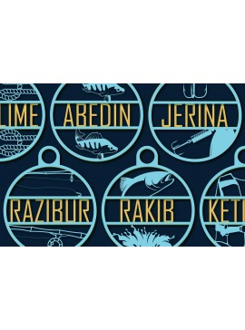 Intra απο ξύλο plywood  Χρώμα wenge 3mm-4mm πάχος - Πακέτο Sign Sign Name Circle Cut Δίασταση 30x20 cm INTRAFABR-96841357