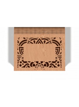 Intra απο ξύλο plywood  Χρώμα wenge 3mm-4mm πάχος - Κλασικό μοτίβο Box Δίασταση 30x30 cm INTRAFABR-120431743