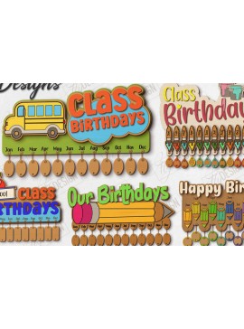 Intra απο ξύλο plywood  Χρώμα wenge 3mm-4mm πάχος - Πακέτο γενεθλίων στην τάξη|Πίνακας γενεθλίων Δίασταση 40x50 cm INTRAFABR-101809436